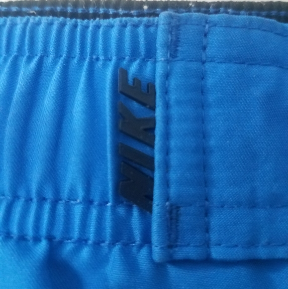 Nike Blue and Neon Swim Trunks - Picture 4 of 11